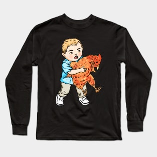 chicken kid Long Sleeve T-Shirt